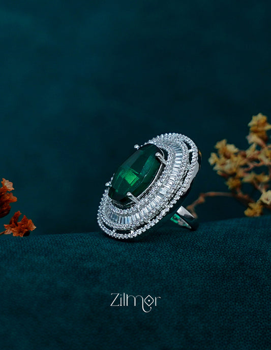 OT1011197 - Silver tone AD Ring