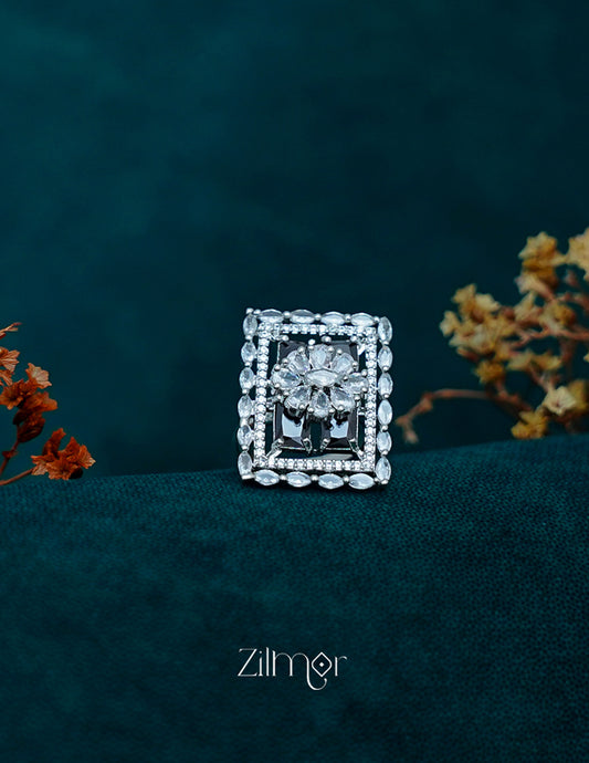 OT1011198 - Silver tone AD Ring