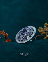 OT1011201 - Silver tone AD Ring (color option)