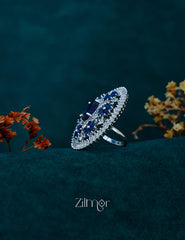 OT1011201 - Silver tone AD Ring (color option)