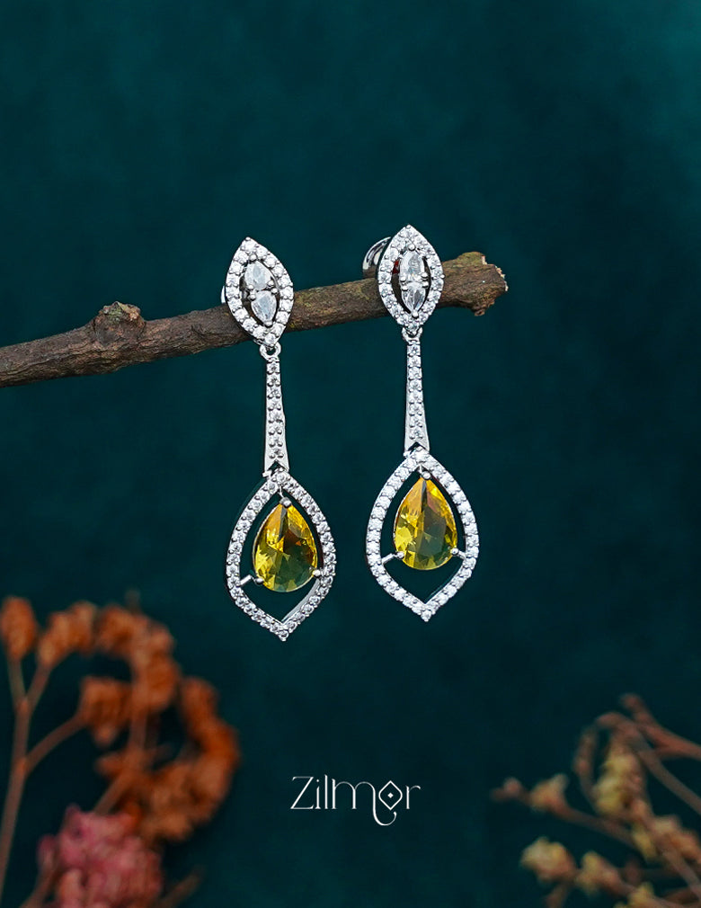 OT1011203 - AD Stone Long Earrings (color option) 5-Zilmor