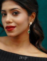 OT1011204 - AD Stone Long Earrings (color option) 1-Zilmor