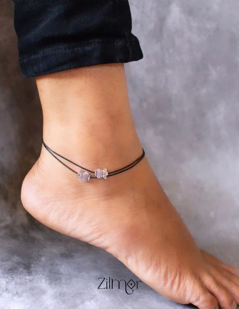 Owl Charm Anklet 1-Zilmor