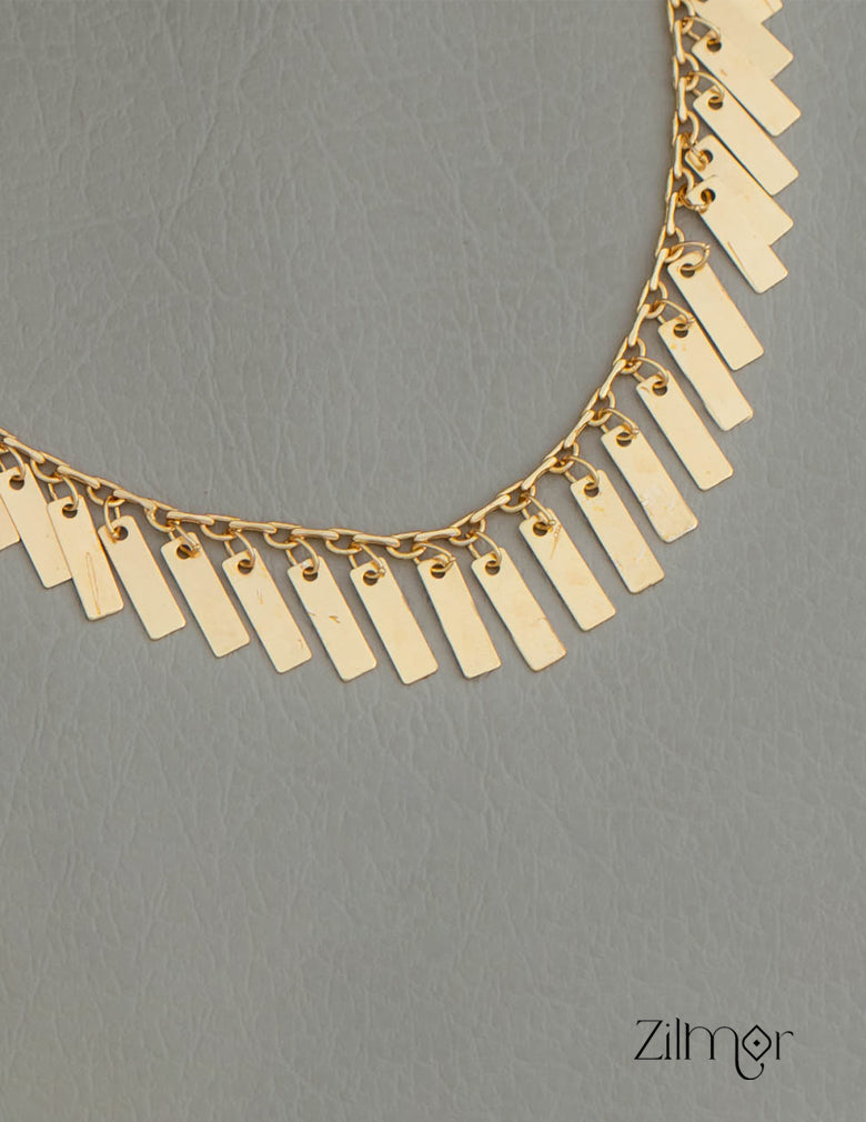 PE101855 18k Gold Plated Stylish Necklace 3-Zilmor