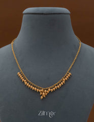 PE101857 -  18k Gold Plated Golden Drop Necklace 2-Zilmor