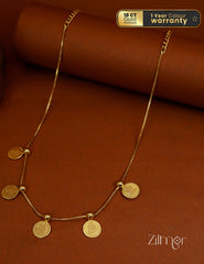 PP1011582-  Gold tone Simple Lakshmi Kaashu Invisible Necklace 1-Zilmor