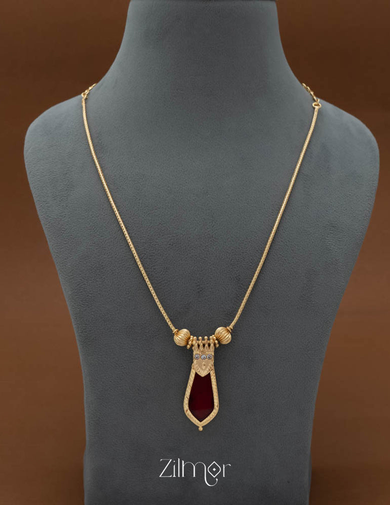 PP101882 - Gold Plated Nagapadam Necklace 2-Zilmor