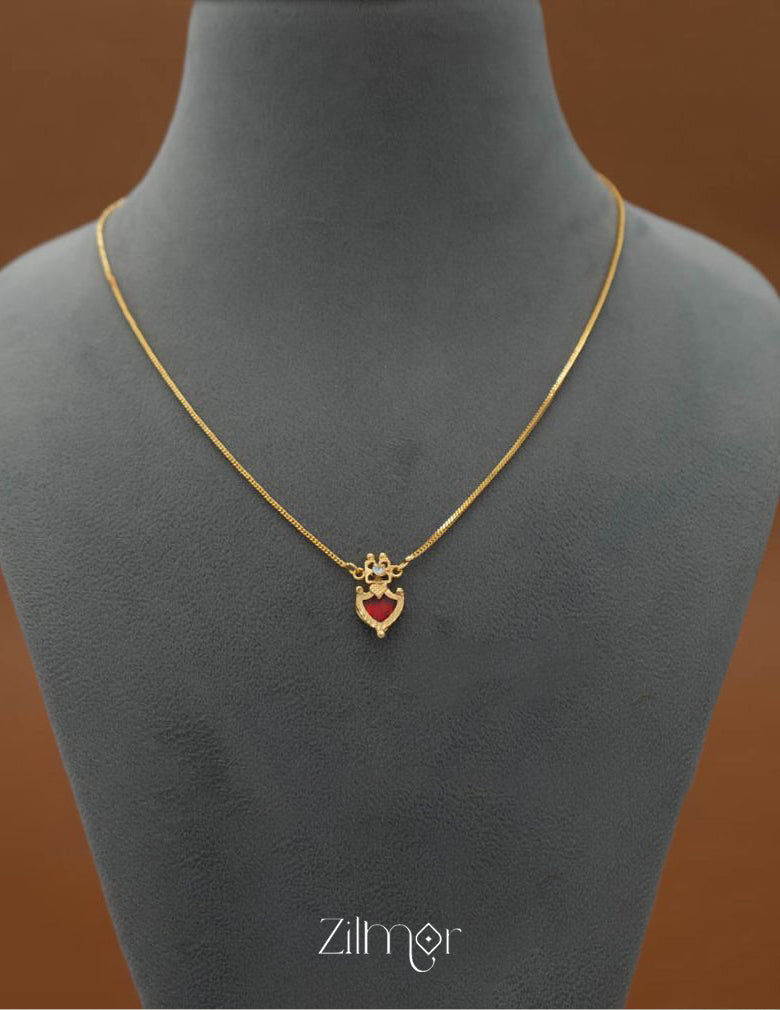 Palakka Pendant Solitaire Necklace (color option) 4-Zilmor