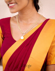 Pearl Layer Long Necklace - AS100428