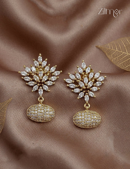 Premium AD Stone Drop Earrings - ZL1012434
