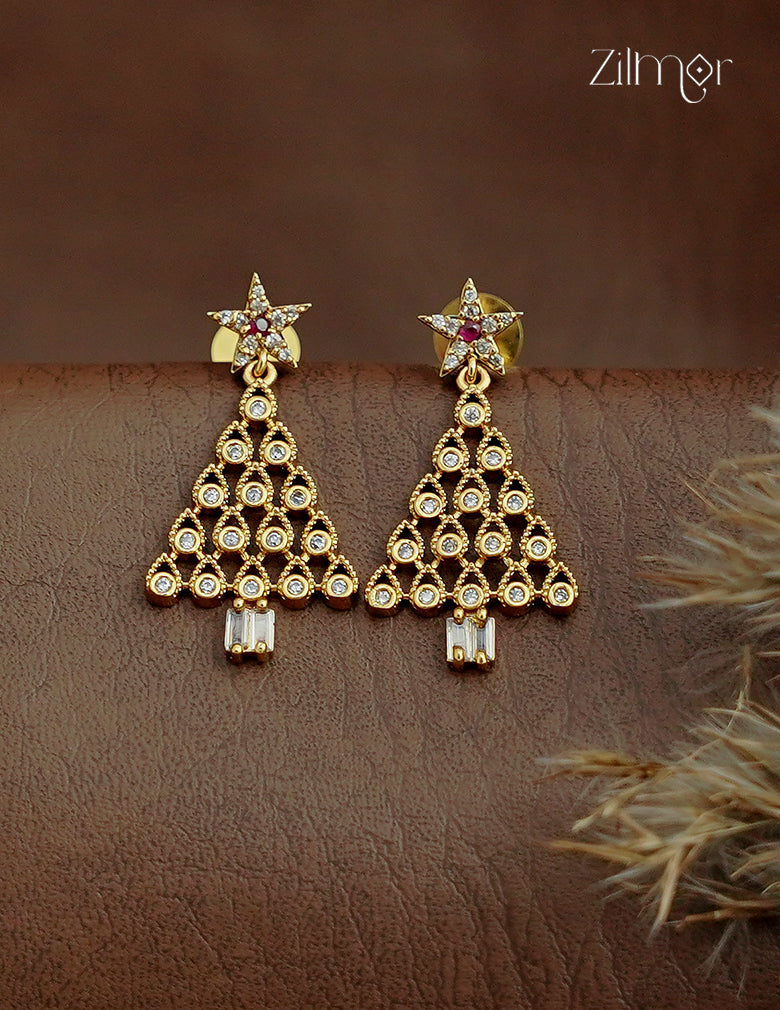 Premium AD Stone Drop Earrings - ZX1012396