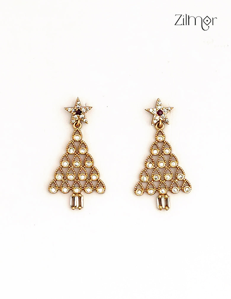 Premium AD Stone Drop Earrings - ZX1012396