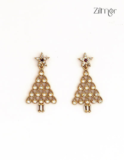 Premium AD Stone Drop Earrings - ZX1012396