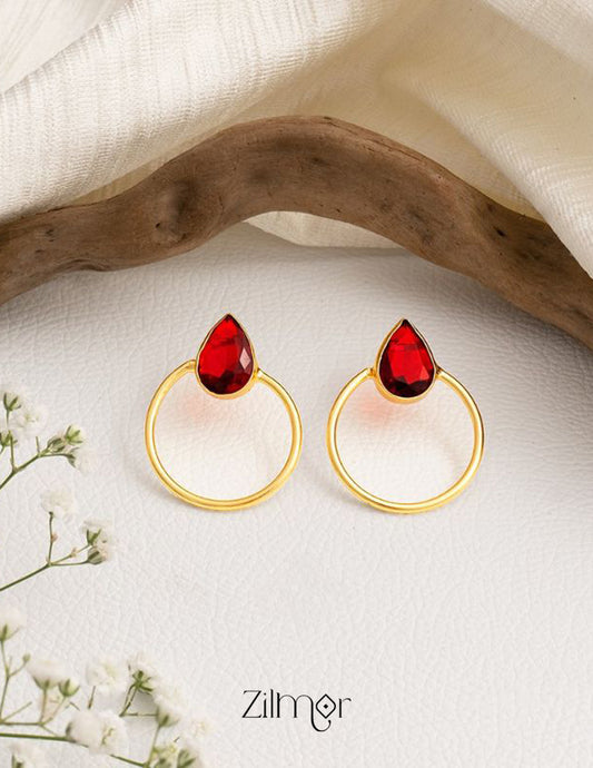 Rain Drop Stone Earrings (color option) - AS100716 1-Zilmor