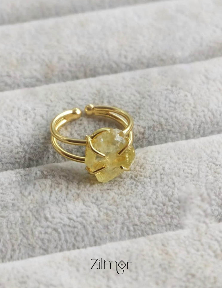 Raw Quartz Ring (color option) 4-Zilmor