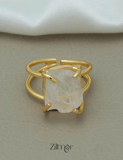 Raw Quartz Ring (color option) 10-Zilmor
