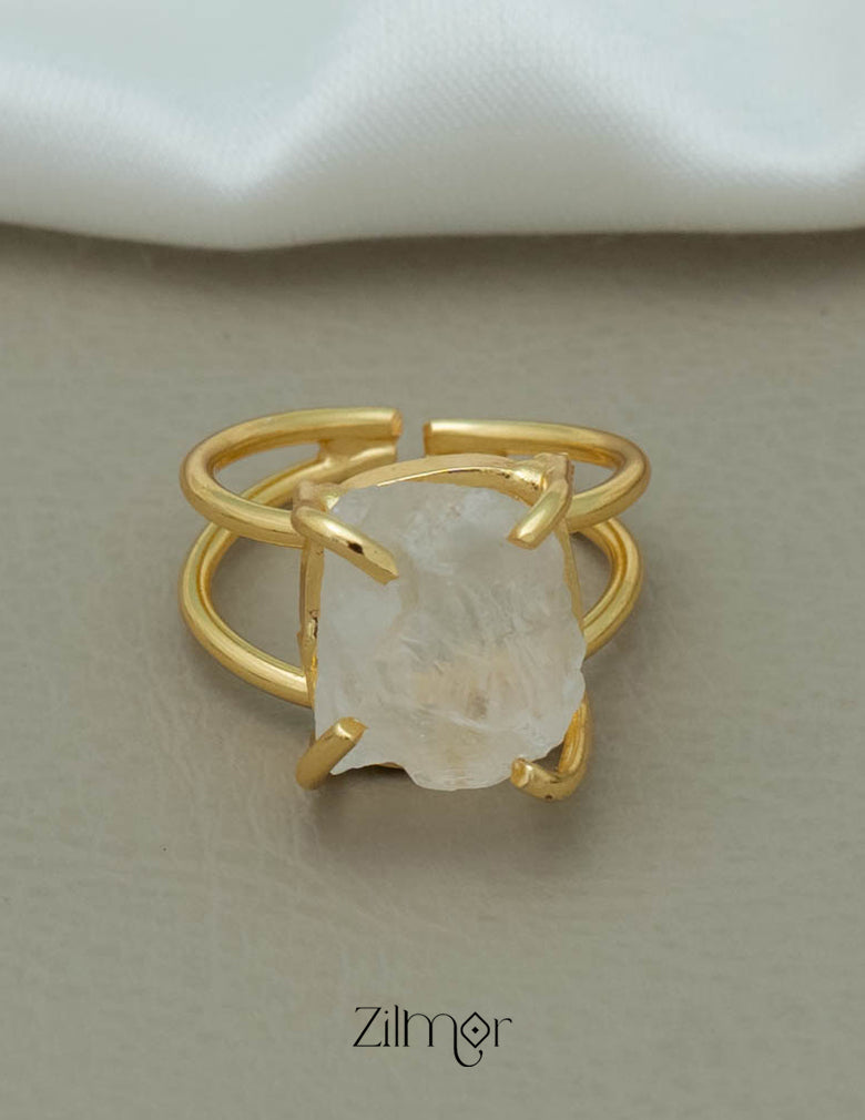 Raw Quartz Ring (color option) 10-Zilmor