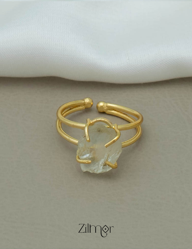 Raw Quartz Ring (color option) 7-Zilmor
