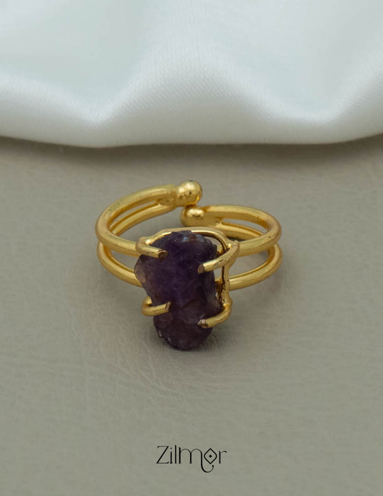 Raw Quartz Ring (color option) 9-Zilmor