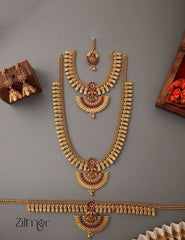 SC100915 - Traditional Bridal Combo Necklace Earring Set