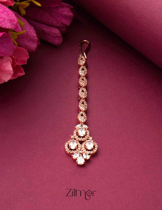 SC100948 AD Stone Maang Tikka (color option)