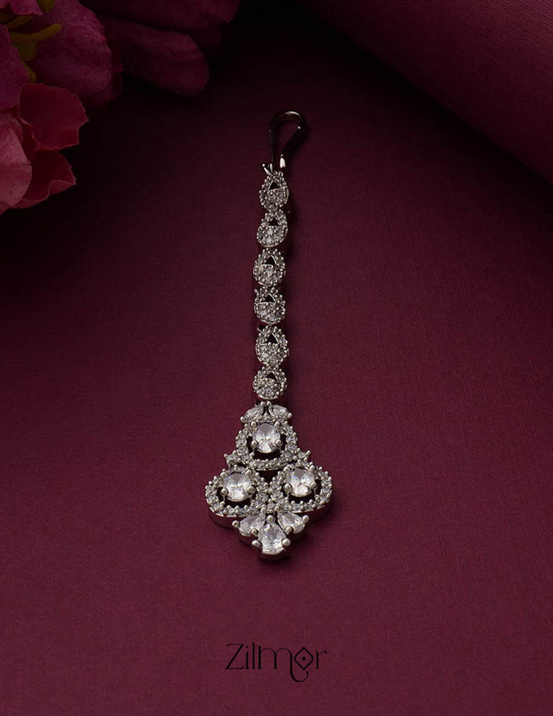 SC100948 AD Stone Maang Tikka (color option) 3-Zilmor