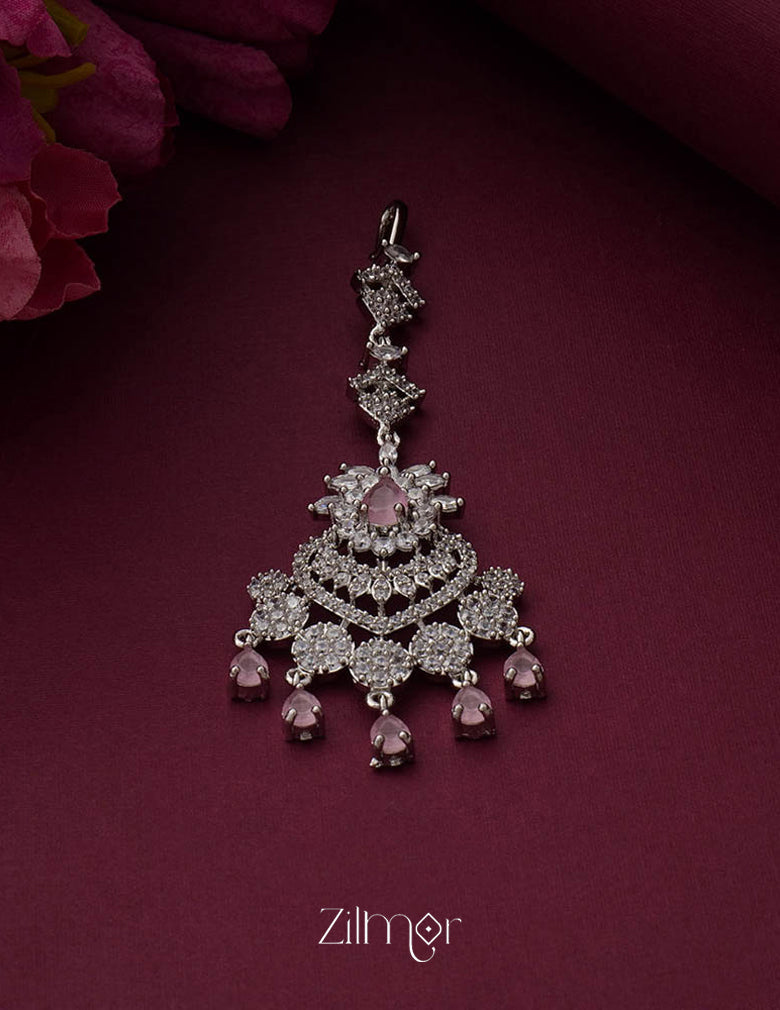 SC100949 AD Stone Maang Tikka (color option) 5-Zilmor