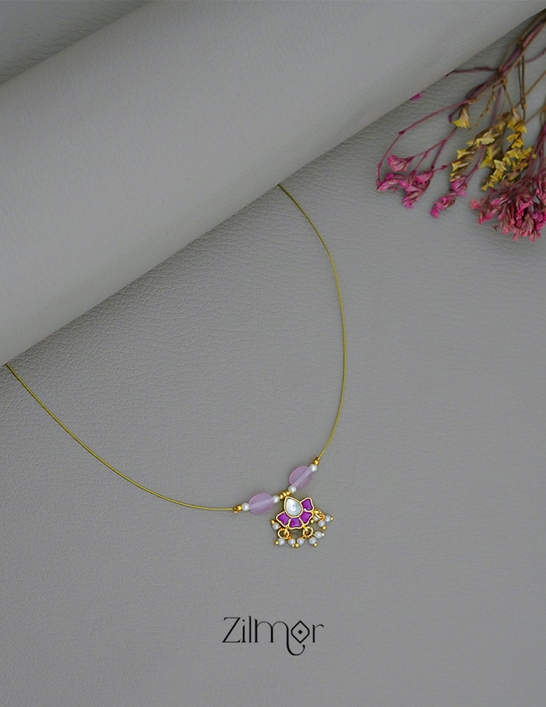 SC1011277 -  Kemp Pendant Pearl Hanging Invisible Necklace 1-Zilmor