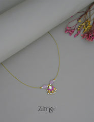 SC1011277 -  Kemp Pendant Pearl Hanging Invisible Necklace 1-Zilmor