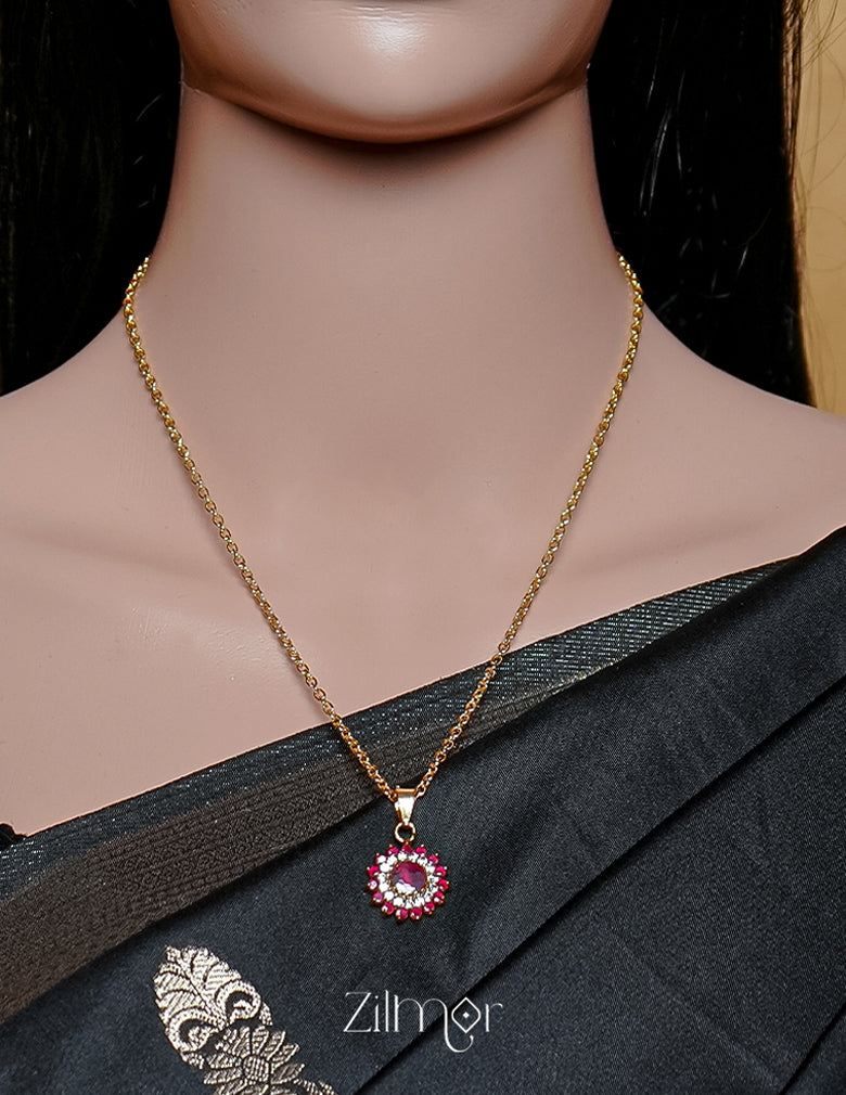 SG100528 - Simple pendant Necklace 3-Zilmor