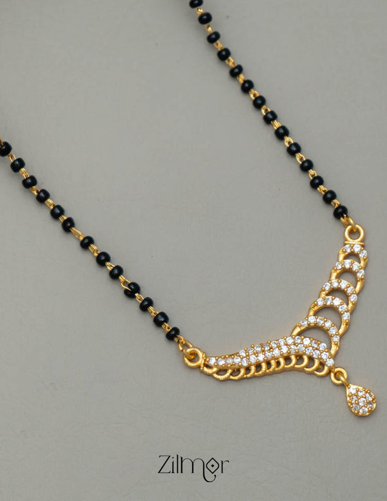 SG101372 - AD Stone Pendant Mangalsutra Necklace 4-Zilmor