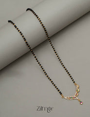 SG101426 - AD Stone Pendant Mangalsutra Necklace 2-Zilmor