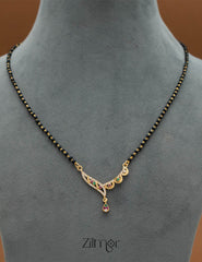 SG101426 - AD Stone Pendant Mangalsutra Necklace 3-Zilmor