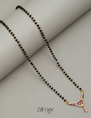 SG101431 - AD Stone Pendant Mangalsutra Necklace 1-Zilmor