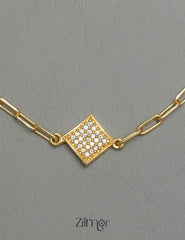 SG101819- Gold Toned AD Stone Bracelet 2-Zilmor