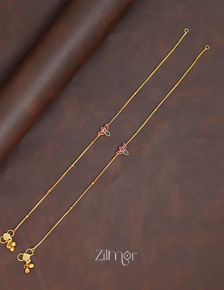 SN1011372 - Kemp Lotus pair Anklets
