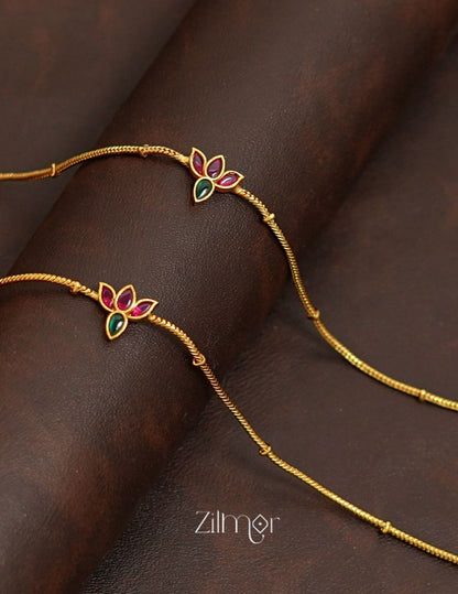 SN1011372 - Kemp Lotus pair Anklets