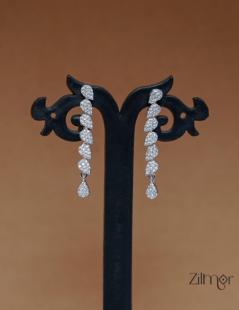SN1011449 - AD Stone Choker Necklace Earrings Set 5-Zilmor