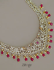 SN1011479 - Premium Antique Ruby Victorian Haram Set 2-Zilmor