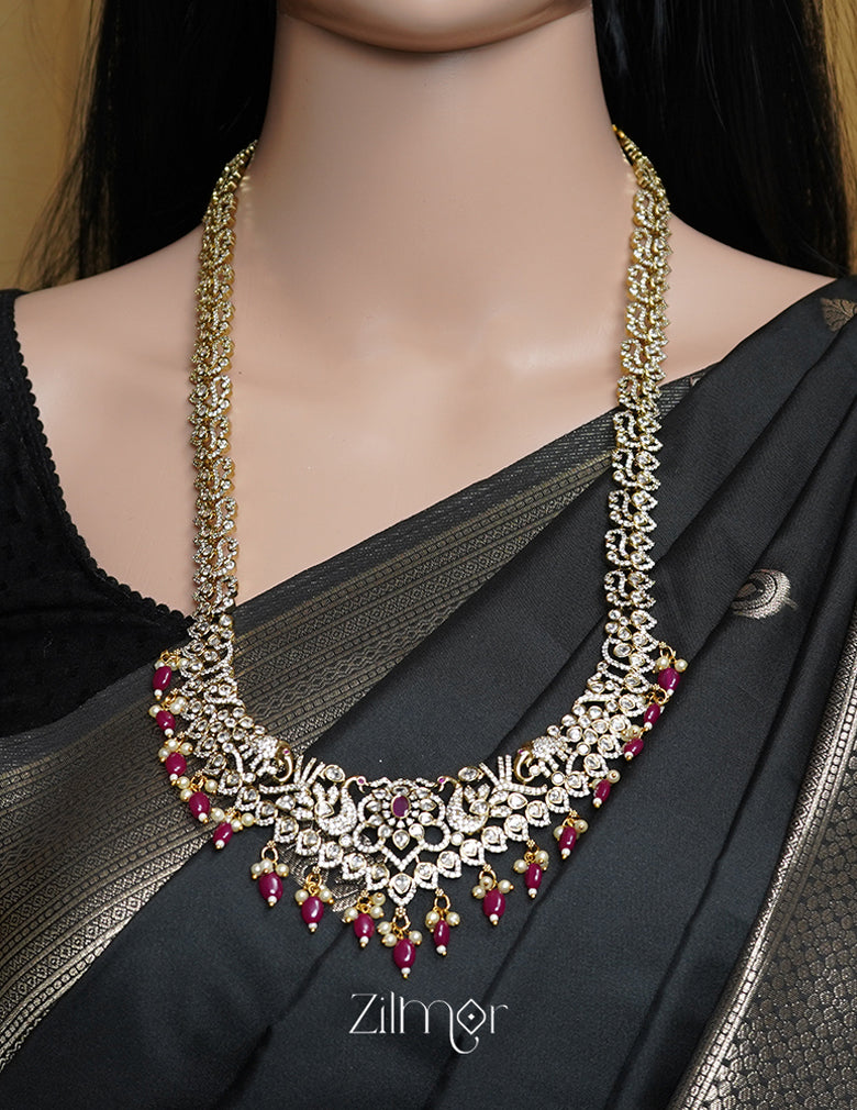 SN1011479 - Premium Antique Ruby Victorian Haram Set 4-Zilmor