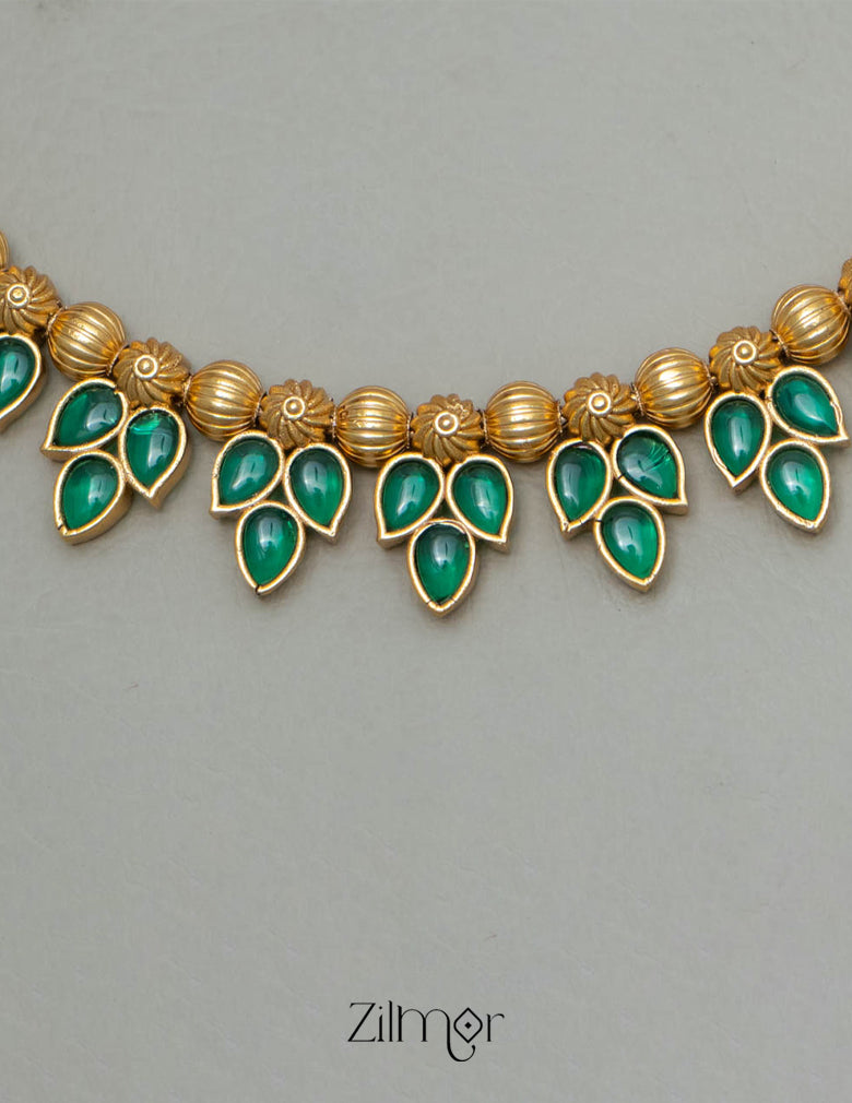 SN101784 - Antique Necklace Earrings Set 5-Zilmor