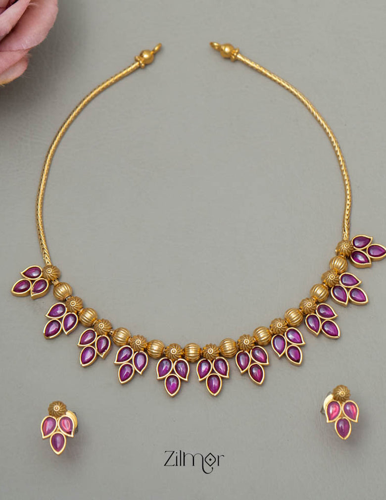 SN101784 - Antique Necklace Earrings Set 2-Zilmor