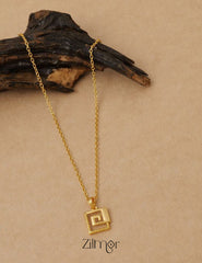 SR100564 - Simple pendant Necklace 2-Zilmor