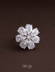 Silvertone AD Ring (color option) - OT100793 3-Zilmor