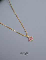 Simple pendant Necklace -SR100551 2-Zilmor