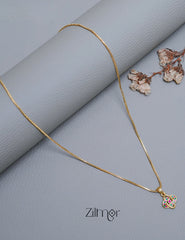 Simple pendant Necklace -SR100551 3-Zilmor