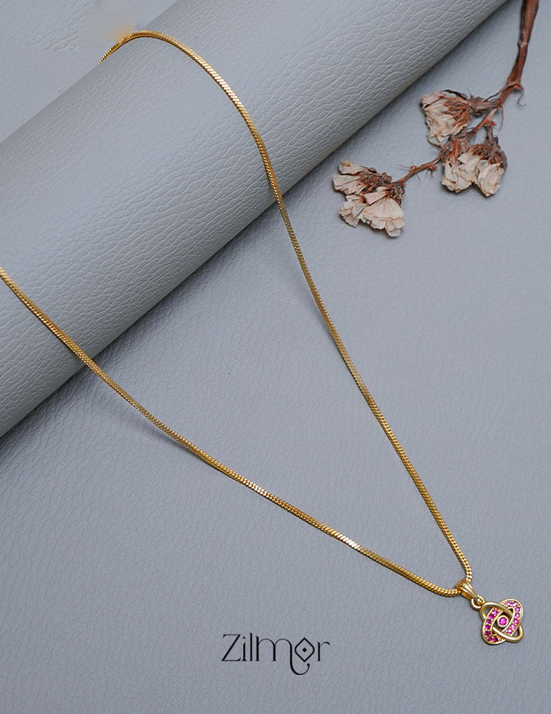 Simple pendant Necklace -SR100551 4-Zilmor