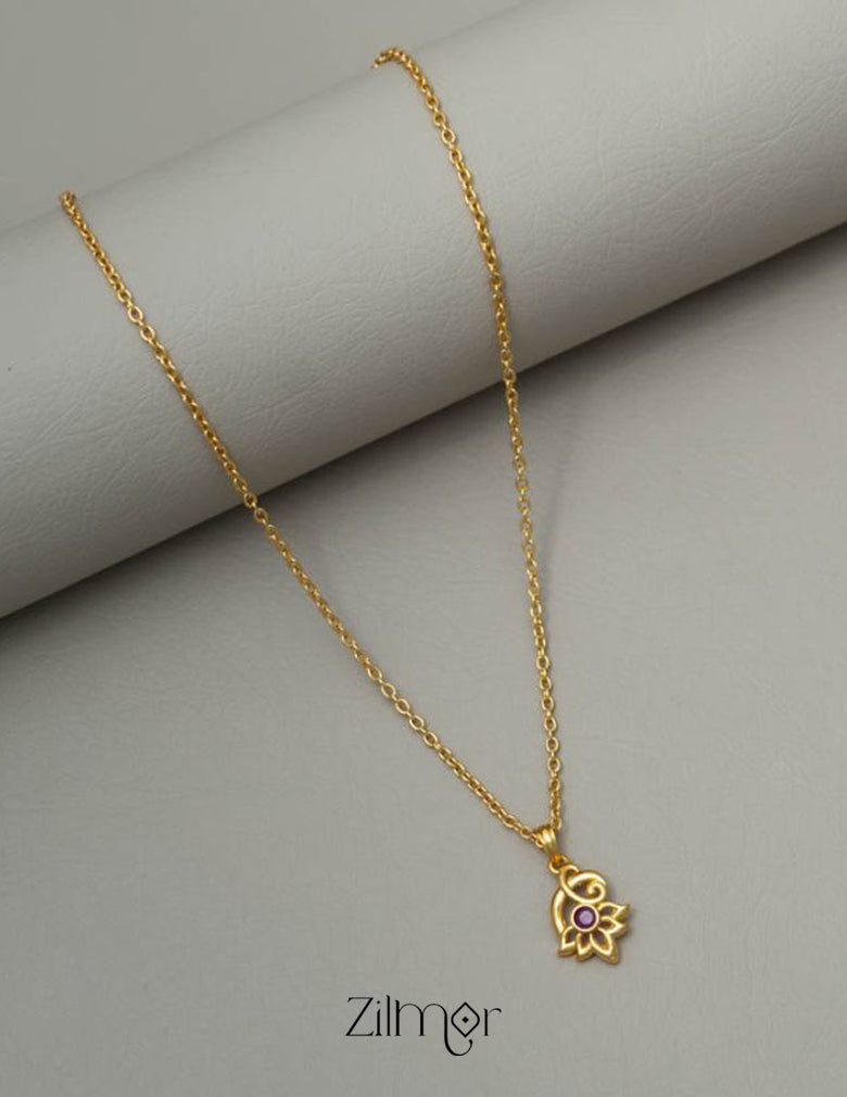 Simple pendant Necklace - NG10089 2-Zilmor