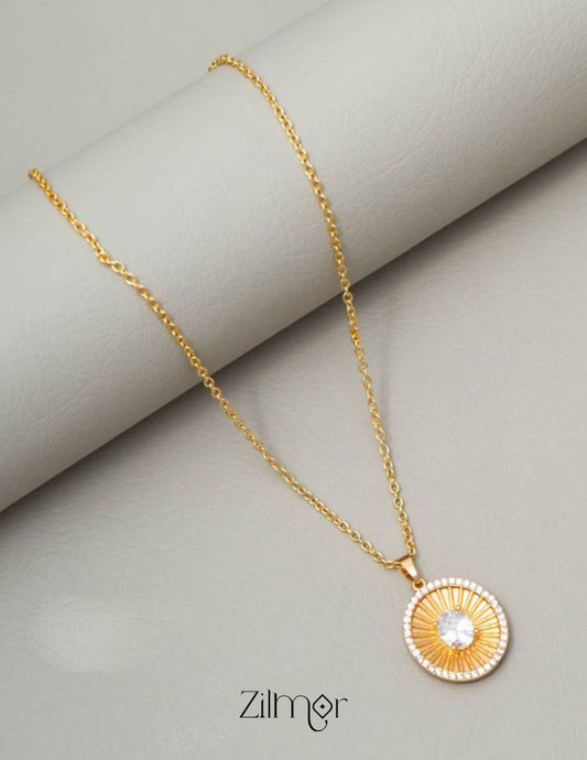 Simple pendant Necklace - SG10070 1-Zilmor