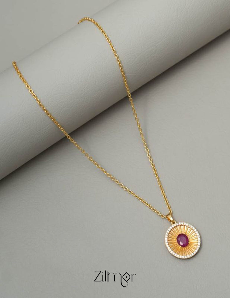 Simple pendant Necklace - SG10070 2-Zilmor